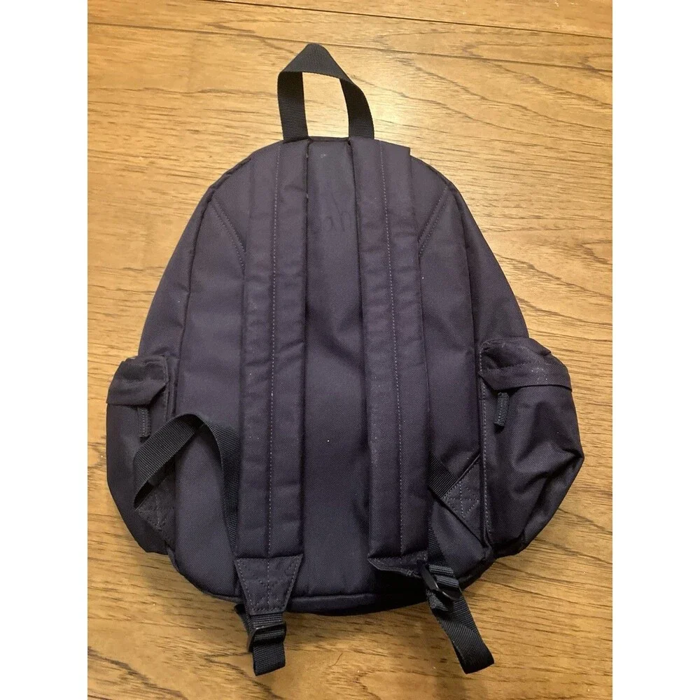 Ralph Lauren Navy Polo Pony Backpack Medium Zip Closure